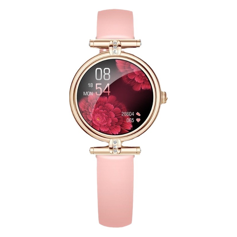 Nuevo reloj inteligente para mujer AK62 con llamadas, monitor de frecuencia cardíaca, presión arterial, asistente de voz, multideportivo y correas dobles