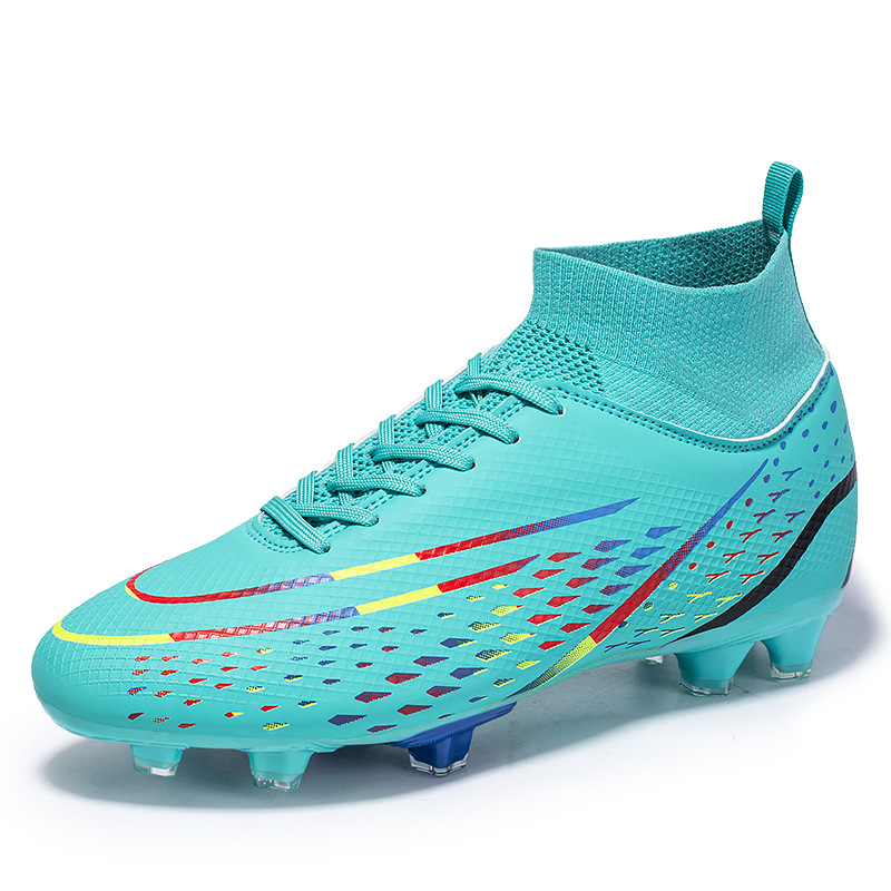 2023 nuevos zapatos de fútbol FGTF transfronterizos zapatos de fútbol para hombres y mujeres zapatos de entrenamiento de hierba