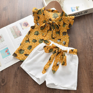 ���Q�ļ�ͯ�b�������bŮͯ�ɼ���Girls' short sleeved suit