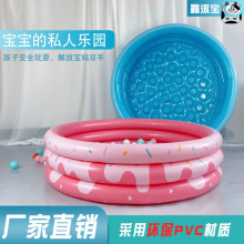 加厚圆形家用儿童充气游泳池宝宝加高围栏婴幼儿室内沙滩海洋球池