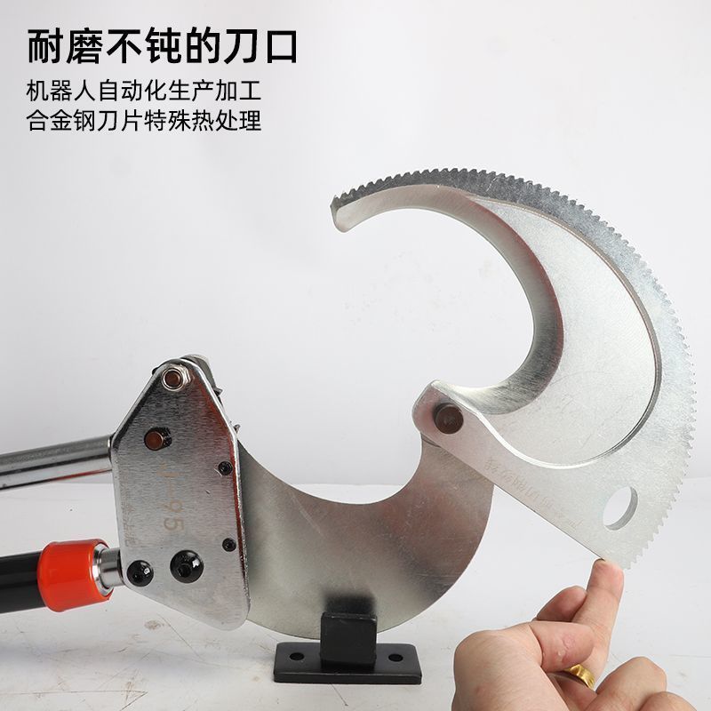 Ratchet eléctrico de litio 50 cortadora de cable eléctrica recargable ligera EC engranaje cortadora de cable cortadora eléctrica rápida alambre de acero