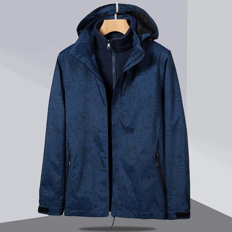 2022 новый штурмовой мужской комбинезон с печатным логотипом куртка три в одном мужской