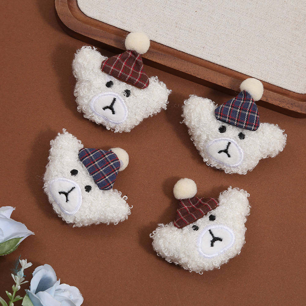 Carefully Selected Cute Bear Brooch Decoration Accessories DIY Handmade Clothing Doll Keychain Manufacturer Wholesale_voghion.com