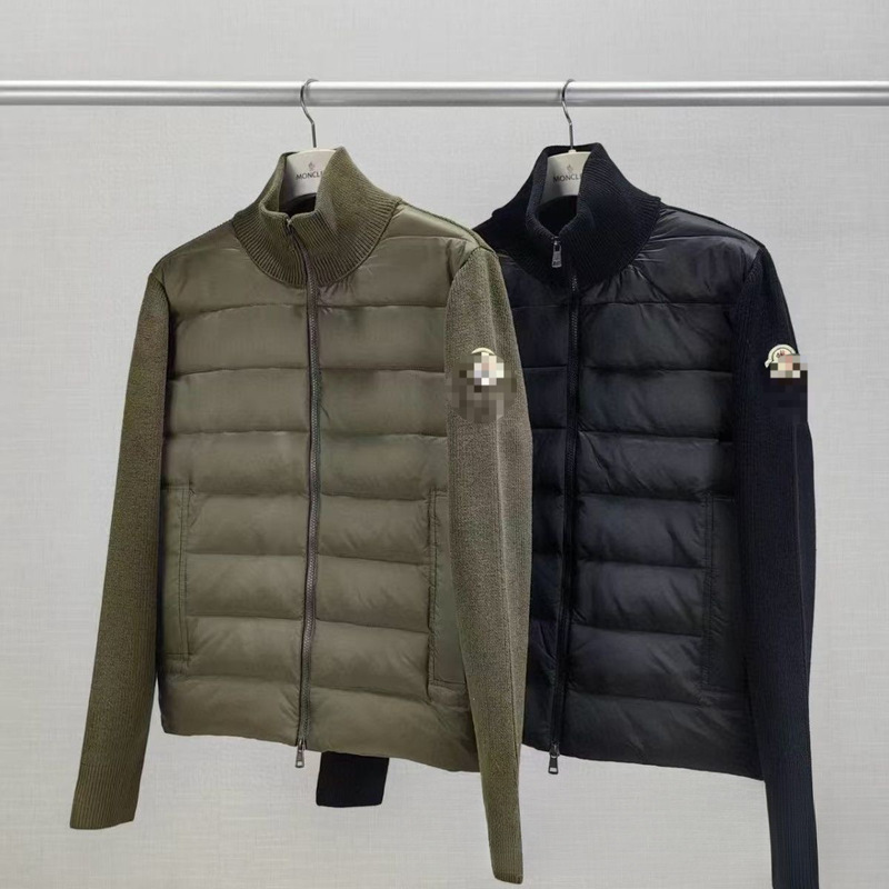 2026 Cross-border European Style Mongolian Wool Knit Patchwork Down Jacket, Long Sleeve, Stand Collar, Lightweight and Warm Outerwear 2026 Cross-border European Style Mongolian Wool Knit Patchwork Down Jacket, Long Sleeve, Stand Collar, Lightweight and Warm Outerwear
