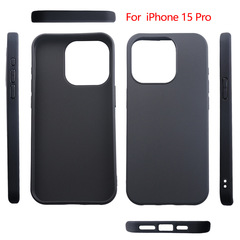 IPhone15Plus/Pro MaxフルフロストケースTPUレザーカバー素材アップル15ソフトケースに適用