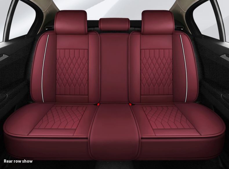 Cross-border Amazon full leather car cushion 3D three-dimensional all-inclusive universal cushion
