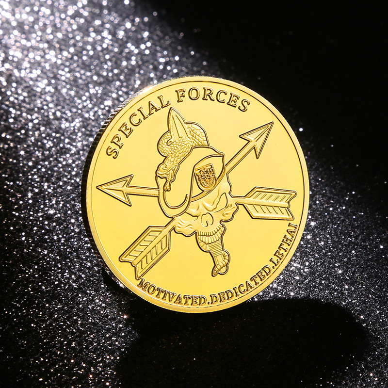 Monedas conmemorativas de guerreros de comercio exterior Museos de regalos de turismo Medalla conmemorativa Colección de regalos artesanal Medalla conmemorativa de oro
