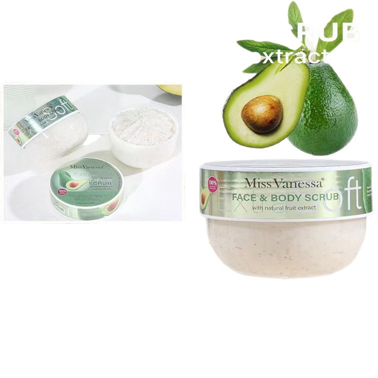 MissVanessa nuevo exfoliante corporal transfronterizo para exfoliar la piel muerta y blanquear los poros.