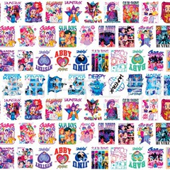 新款K-POP猎魔男团女团跨境美区日区TK爆款亚克力片片贴片配件246