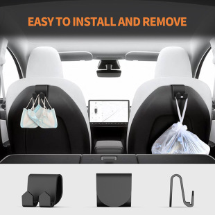 Suitable for Tesla Tesla Model3/Y Special Seat Headrest Plastic Coat Hook Accessories Rear Hook