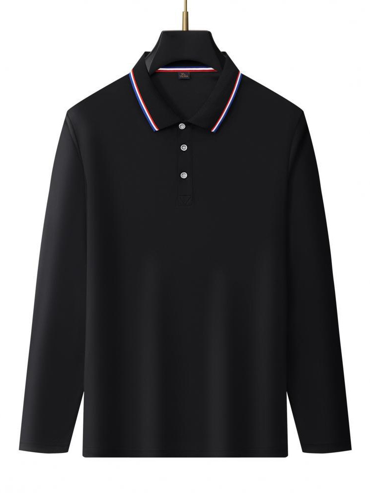 Camisas de manga larga con solapa personalizada de otoño ropa de trabajo publicidad camisa cultural bordada logotipo fijo polo
