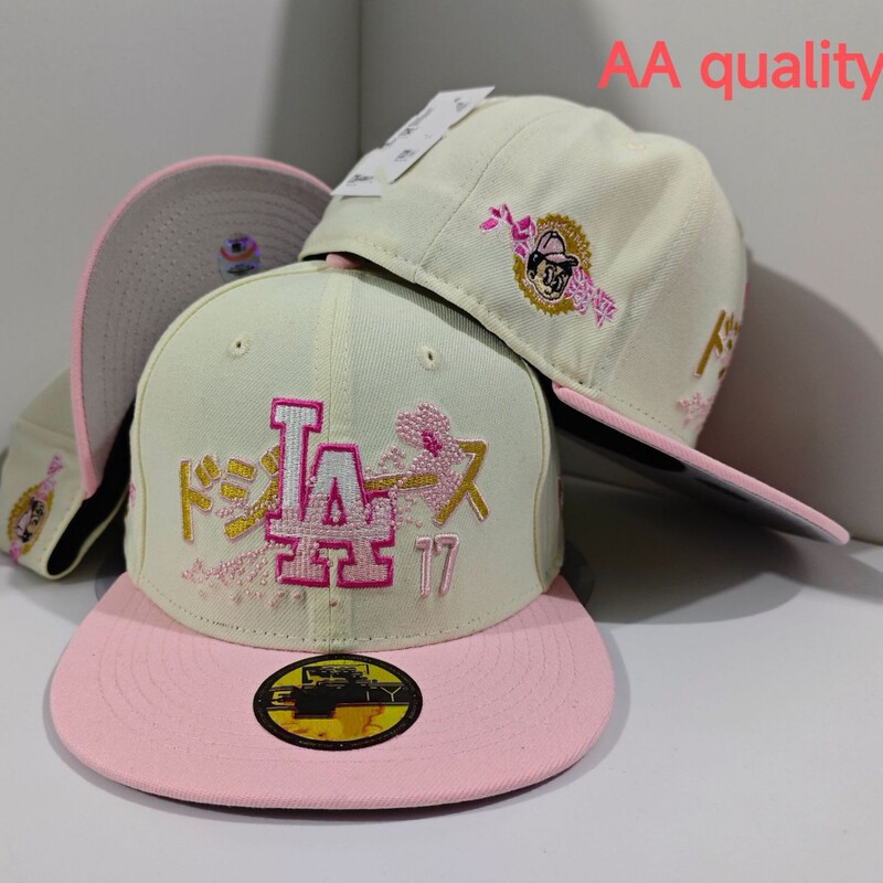 2026 New Hot-Selling Cross-Border Foreign Trade Team Baseball Cap with Aa Pattern, Fashionable Size Cap, High-Quality Flat-Brim Cap