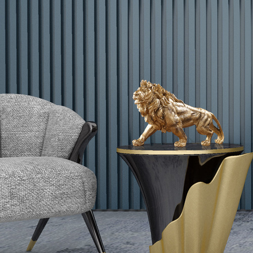 Chinese style atmospheric lion resin ornaments home office wine cabinet bookcase TV cabinet model room decoration decoration