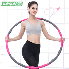 Foam Hula Hoop Waist Exercise Abdominal Hoop for Children and Adults Removable Hula Hoop Fitness Ring 6 Section 7 Section 8 Section