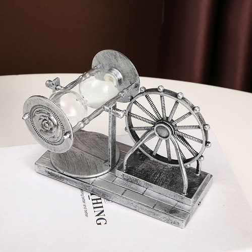 Ferris wheel hourglass creative student gift retro nostalgic home decoration living room ornaments birthday gift for men and women