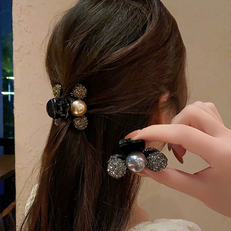 Дизайн акриловый модный универсальный краб-пр pin, заколка для волос, челка, стиль люксовый светлый, тренд сезона