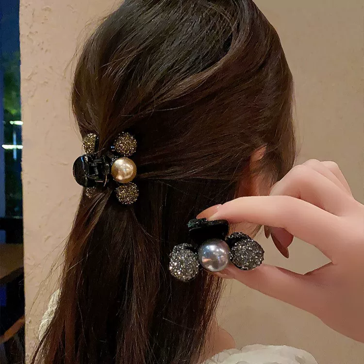Дизайн акриловый модный универсальный краб-пр pin, заколка для волос, челка, стиль люксовый светлый, тренд сезона