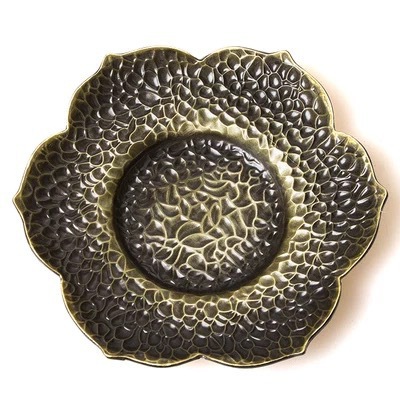 Transfronterizo fábrica directa aleación posavasos taza de té aislamiento posavasos hoja residual posavasos Kung Fu ceremonia del té Accesorios