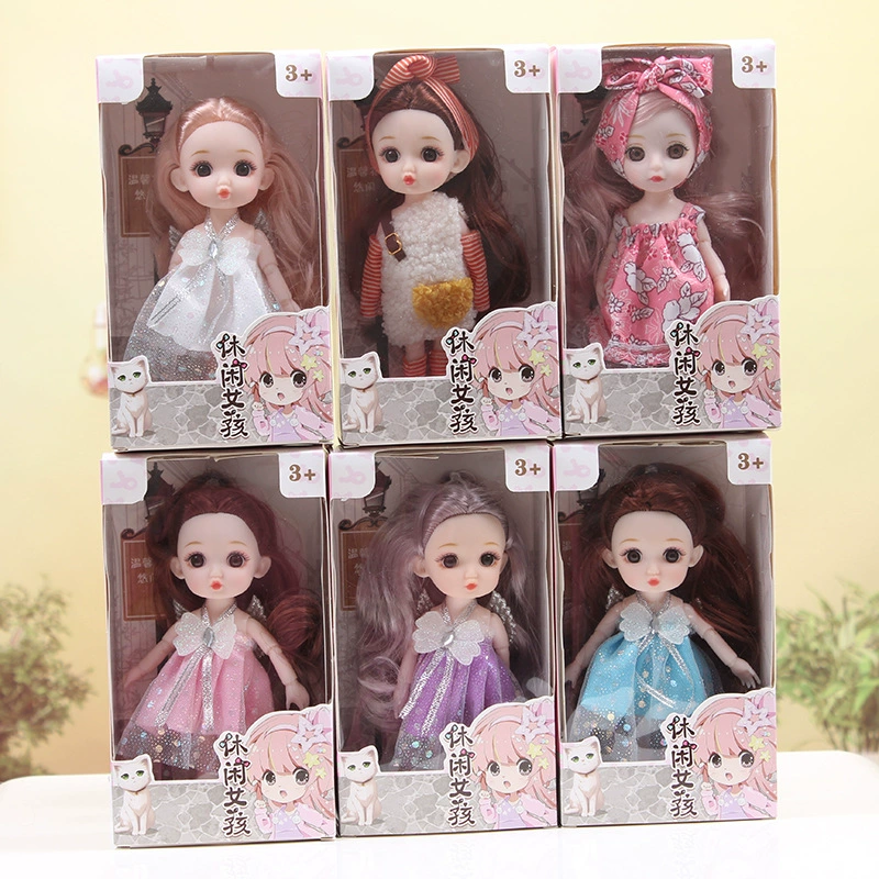 Doll, toy plastic, gift box for dressing up, set