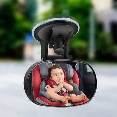 car baby rearview mirror 360 – Large field of view rear view auxiliary mirror