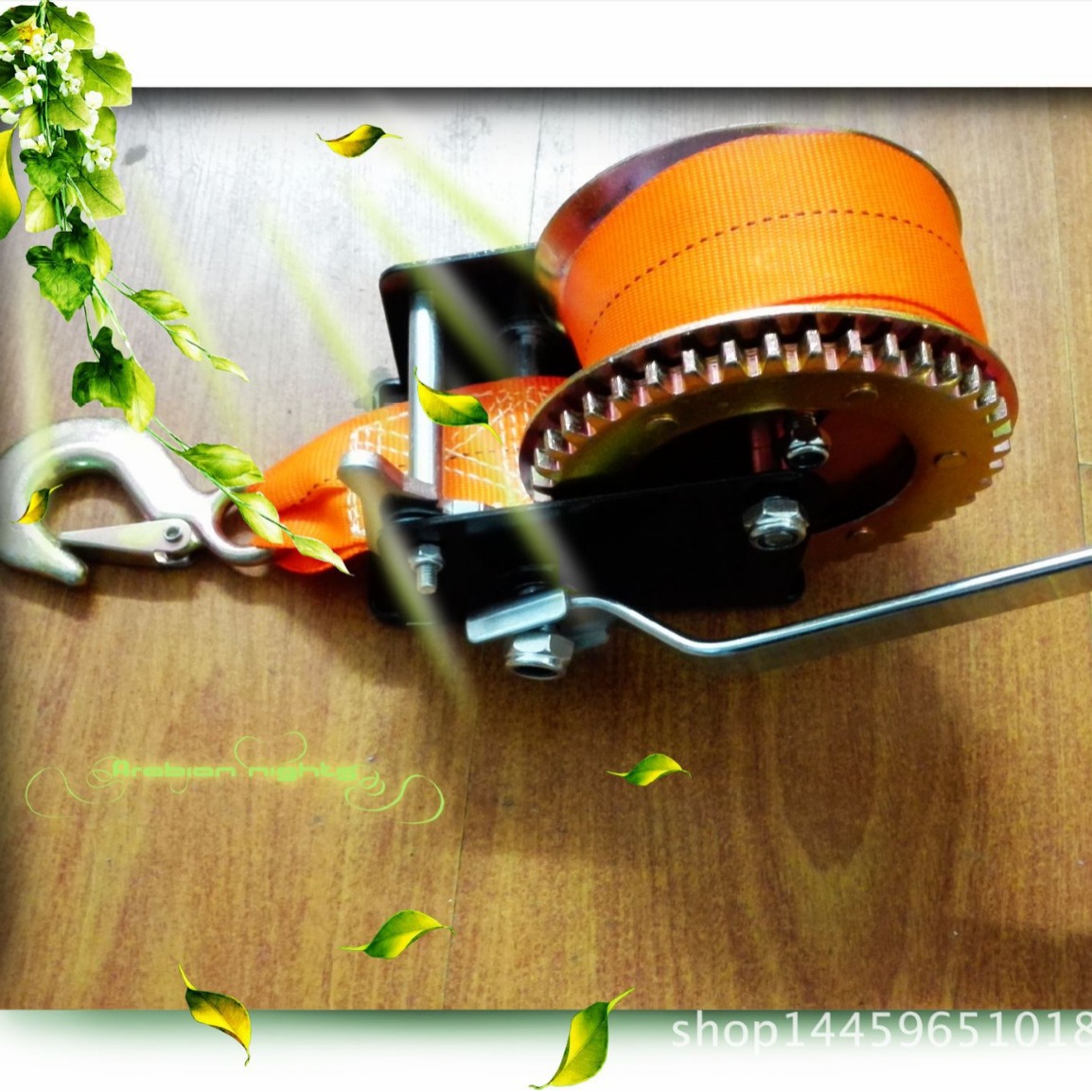 手动绞盘 绞车 厂家销售 绞盘1600LBS织带款 多规格 拖车绞盘，