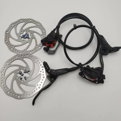 山地車油剎油碟 自行車油壓碟剎套件 公路摺疊車液壓剎車夾器通用