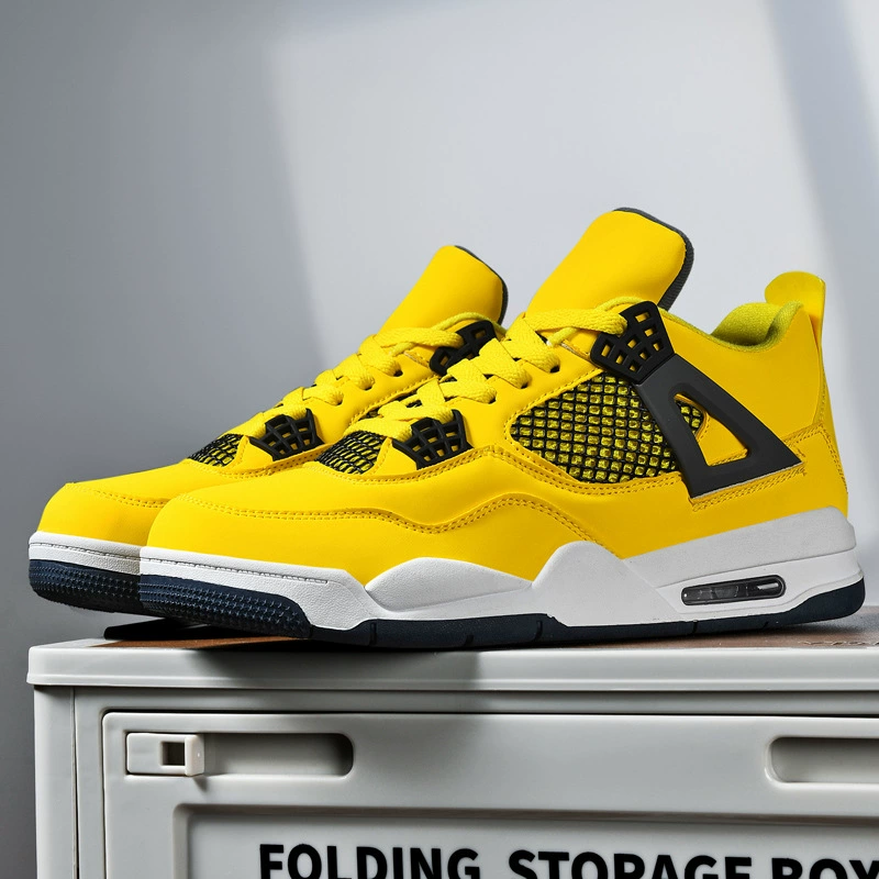 Новые осенние кроссовки 2025 года с воздушной подушкой, спортивные кроссовки для пар, баскетбольные кроссовки 4-го поколения, дышащие мужские и женские кроссовки, спортивная обувь для учащихся средней школы