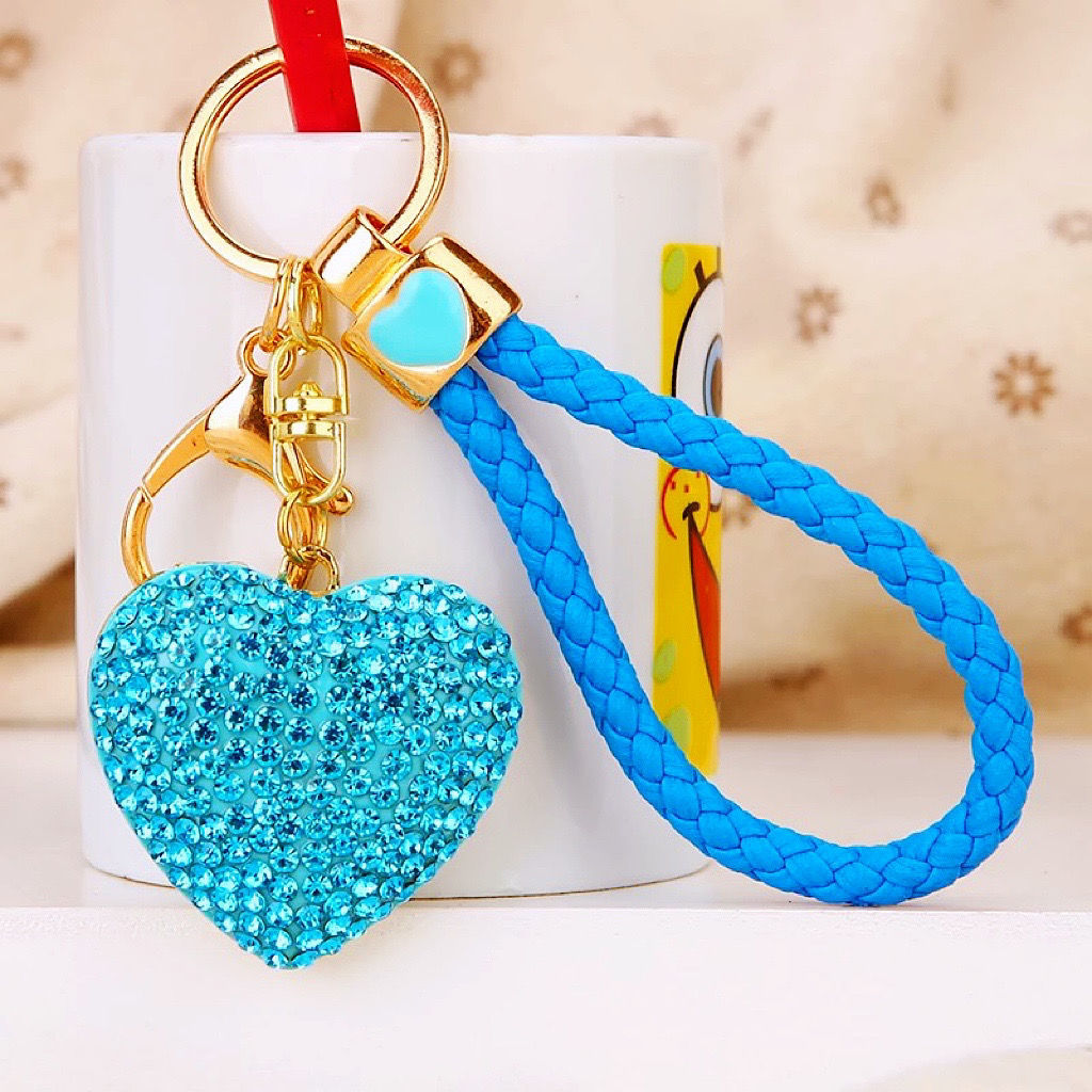50g Weight Bag Pendant, Keychain Classification 1 Piece Quantity Holiday, Outdoor Occasion Metal Material Heart Shape Pattern Women's Gender Sweet, Simple Style Style Sweet Simple Style Heart Shape Metal Women's Bag Pendant Keychain 4