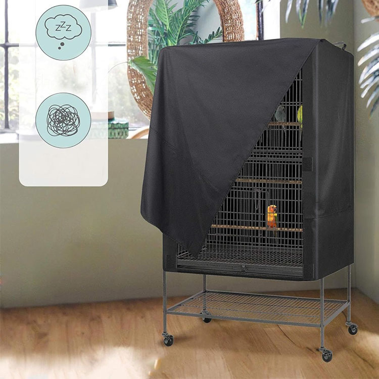 Cross-border outdoor bird cage dust cover Oxford cloth shading waterproof courtyard bird cage cover pet starling cage protective cover