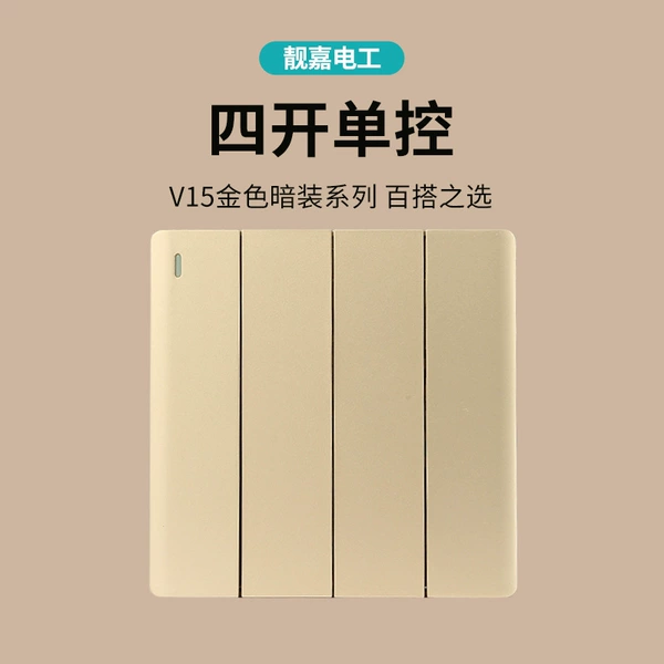 V15 Four Open Single -Control Switch