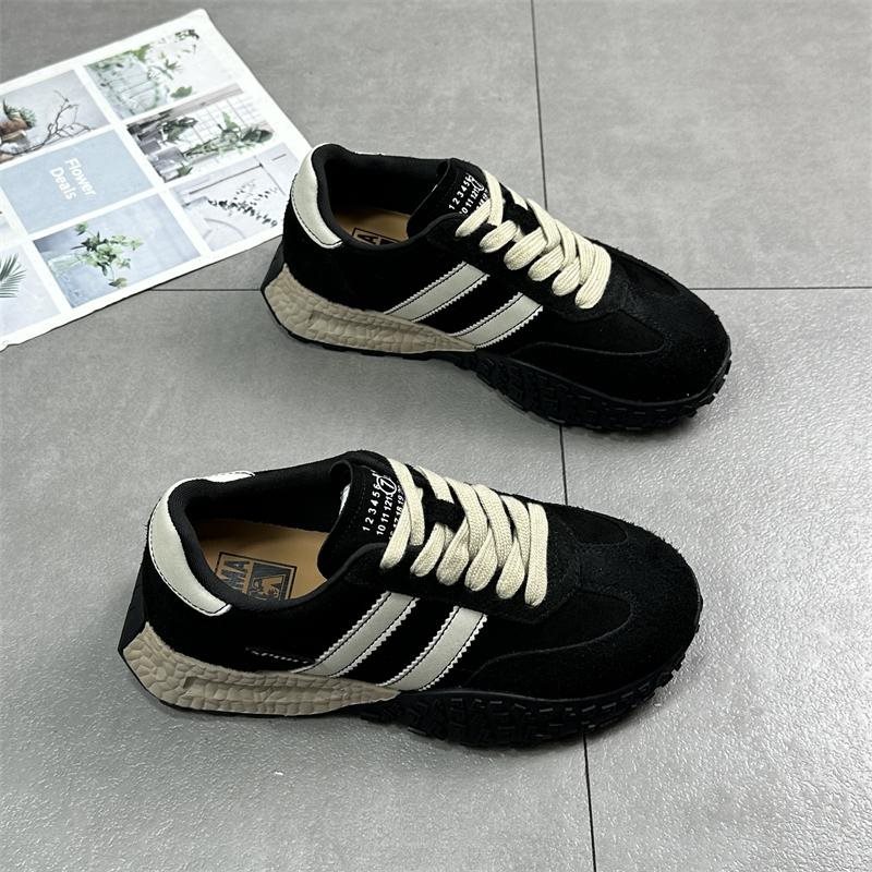 Retro red autumn lightweight GAT shoes platform for leisure