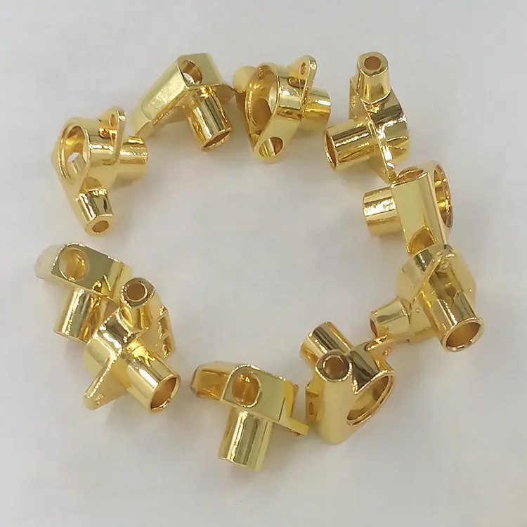 铝合金电镀仿金 来料加工定制 滚镀挂镀 表面光亮 颜色纯正