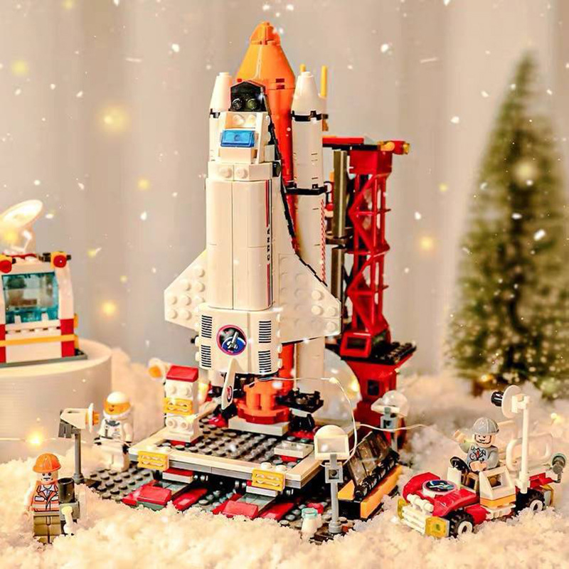 兼容乐高航天飞机火箭玩具拼装儿童积木益智男孩6-8-10岁礼物模型