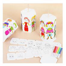 ��ͯ���D�Q�·�ˮ�ʮ� �ֹ�����DIY���L��ɫ�Q�b�T�f�� ��ˮ�ʹP