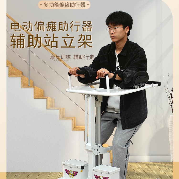 泰合小帮手x2残疾人学步移位机老人移动推车站立架助行电动升降