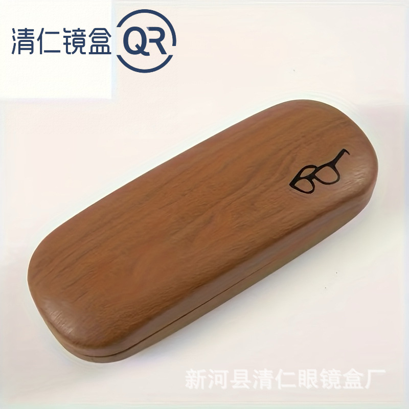 Nueva caja de gafas de madera Caja de almacenamiento de moda Caja portátil de almacenamiento de gafas anti-compresión image 5