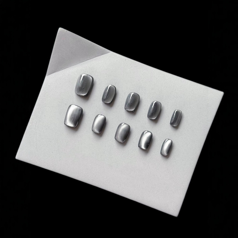[Shenzhen Made] Cold Silver Quicksand, Handmade Nail Art, Whitening Nail Art, Nail Stickers, Nail Patches