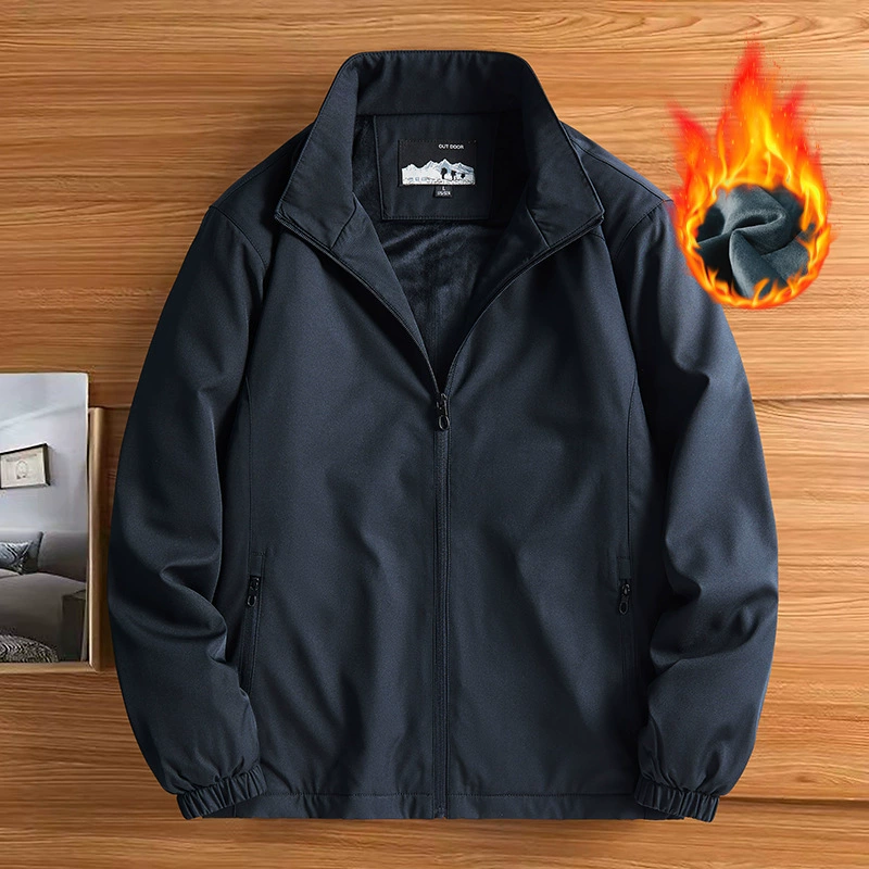 Мужские куртки осенние и зимние молодежные куртки мужские свободные большие размеры повседневные молодежные ветровки толстые хлопчатобумажные топы мужские