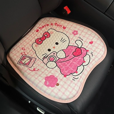 Cool pad – Seat Cushion, Office Ice Pad - pink-camera-cat