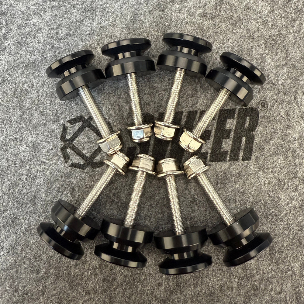 Universal Motorcycle Tail Box Buckle Aluminum Alloy Bottom Screw Kit Tail Box Accessories Kit Brand New Motorcycle Tail Box Accessories Kit