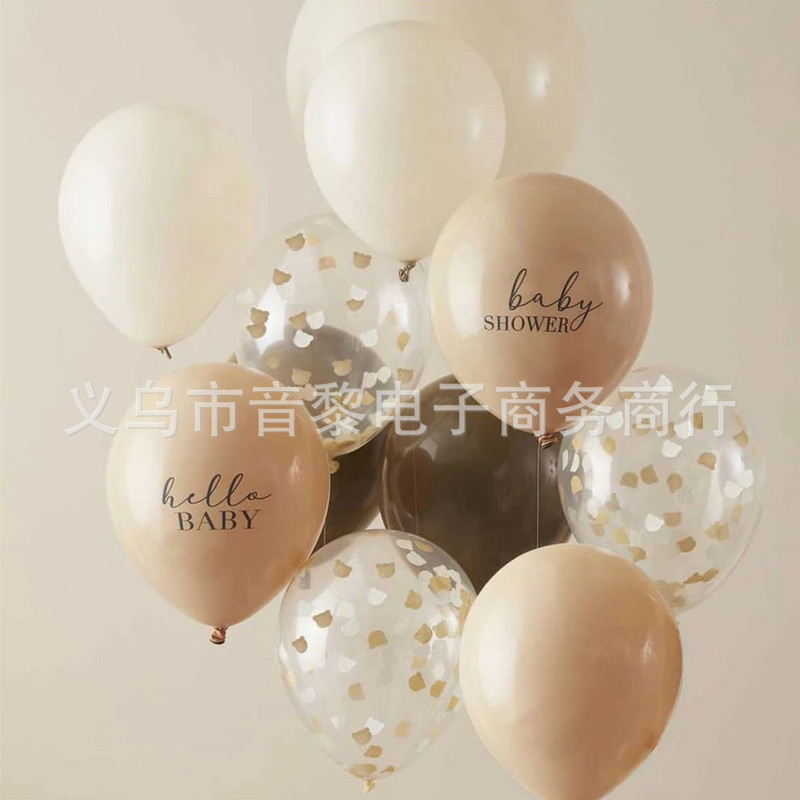 New Baby Sex Reveals Balloon baby shower Boys and Girls Welcome Baby Pair Decorative Photo Props