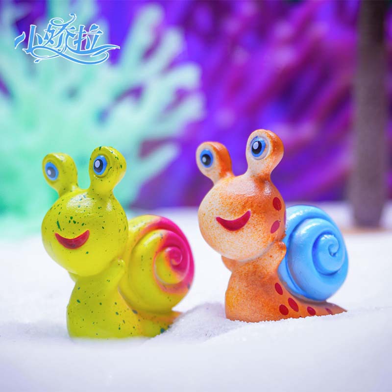 Maceta Decorativa para Acuario, Diseño Creativo de Caracoles, Paisaje Pastoral, Micropaisaje de PVC, Nuevo Modelo