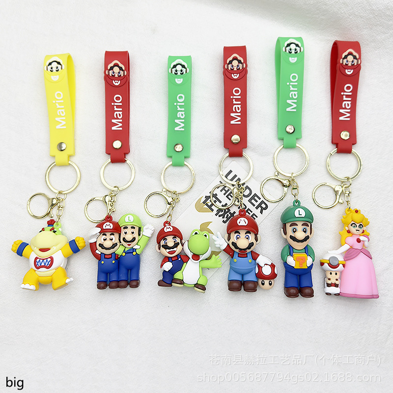 Cartoon Super Mario Keychain Cute Mario Car Keychain Pendant Mario Doll Toy Pendant Cartoon Super Mario Keychain Cute Mario Car Keychain Pendant Mario Doll Toy Pendant