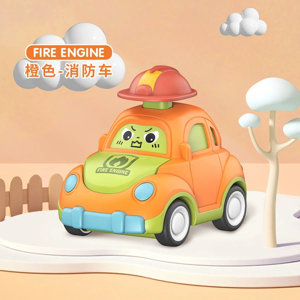 686p-18 [Orange] Press the fire truck