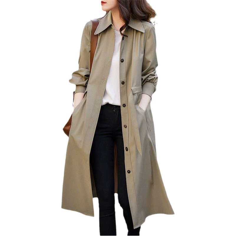 Тонкая ветровка женская, весна-осень 2021, новая популярная маленькая верхняя одежда в корейском стиле, куртка-рубашка средней длины