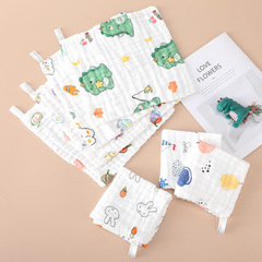 【お得な商品】六層30x30cm純綿の小さい方のガーゼの赤ちゃんの柔らかい泡の綿のよだれのタオル