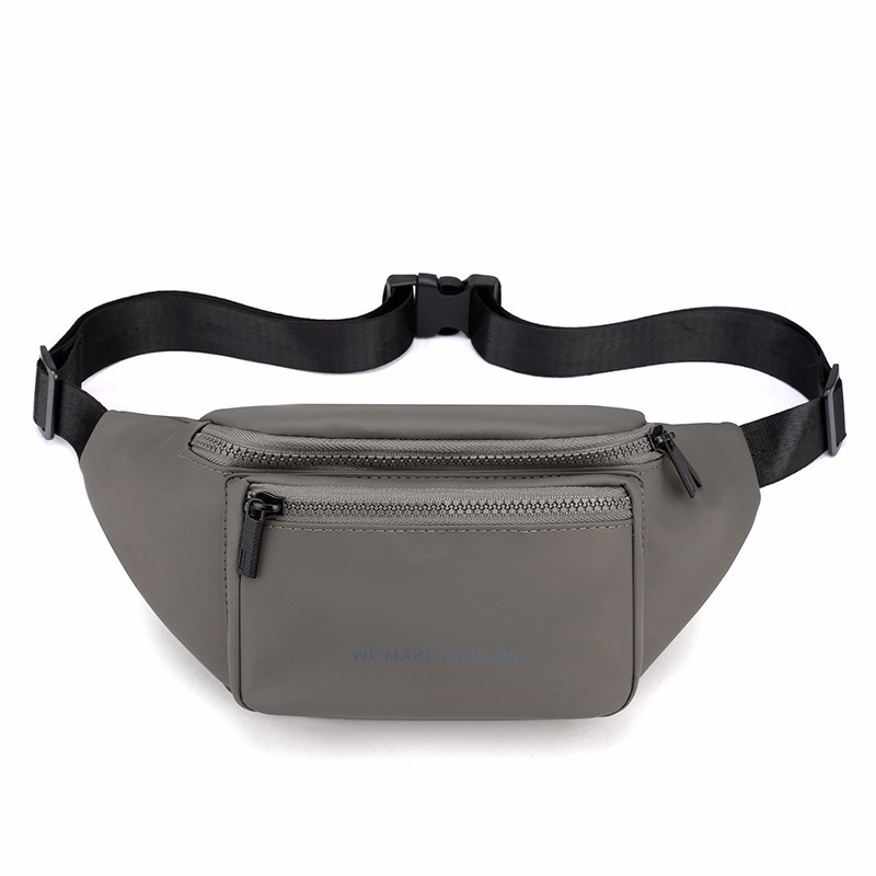 Bolso diagonal deportivo de riñonera portátil Bolso de pecho impermeable de tela Oxford Bolso bandolera de alta calidad para hombre con teléfono móvil de gran capacidad