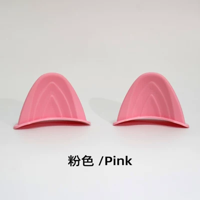 Motosiklet dəbilqələri Decorations Cat Ears Personalized - price-for-1-pair-send-strong-adhesive-film-pink