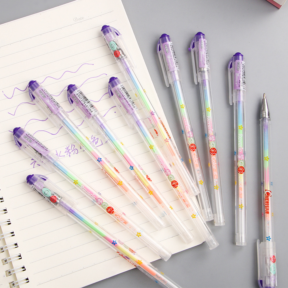 Corea del Sur papelería DIY álbum hecho a mano color agua tiza colorido highlighter fábrica al por mayor