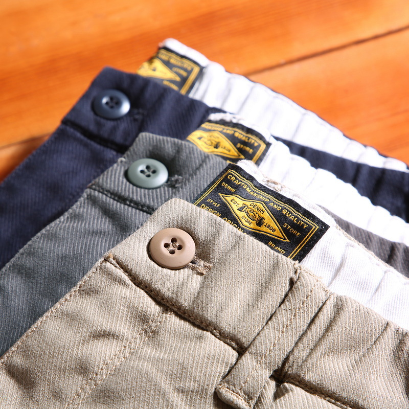 Men's cropped pants for spring and autumn, tapered slimming and elastic slim fit casual pants, Korean version versatile leg length pants_voghion.com